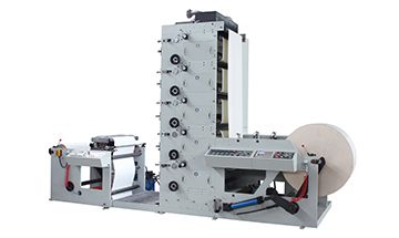 Machine d’impression flexographique cinq couleurs