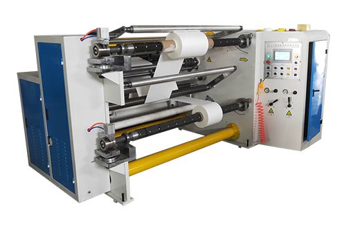 Machine de refendage et de rembobinage à grande vitesse