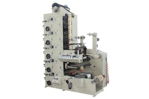 Machine d’impression flexographique cinq couleurs