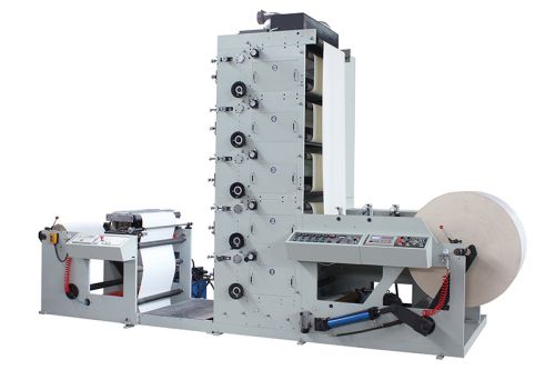 Machine d’impression flexographique cinq couleurs